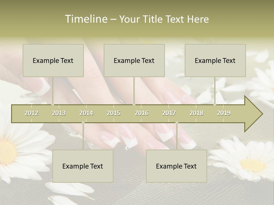 Girl Hand Bright PowerPoint Template