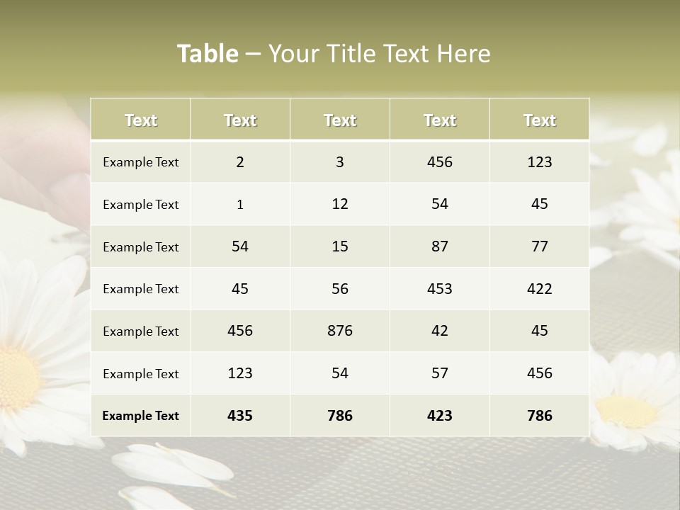 Girl Hand Bright PowerPoint Template