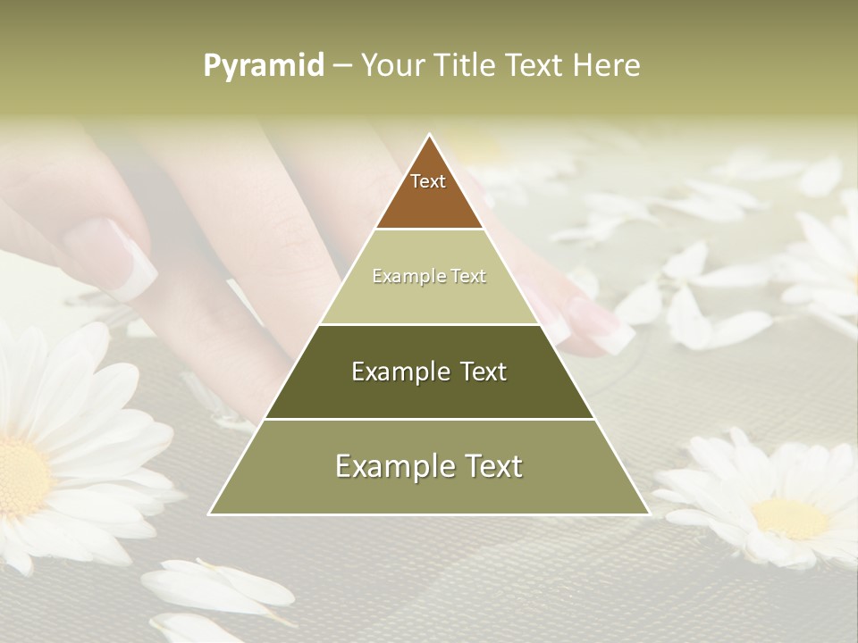 Girl Hand Bright PowerPoint Template