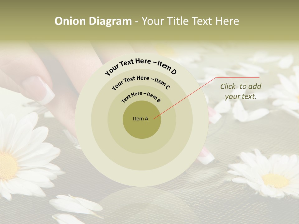 Girl Hand Bright PowerPoint Template