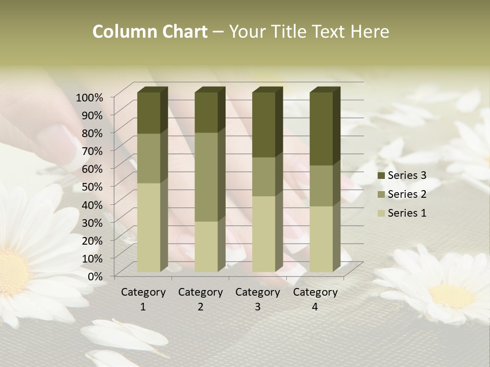 Girl Hand Bright PowerPoint Template