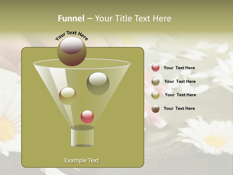 Girl Hand Bright PowerPoint Template