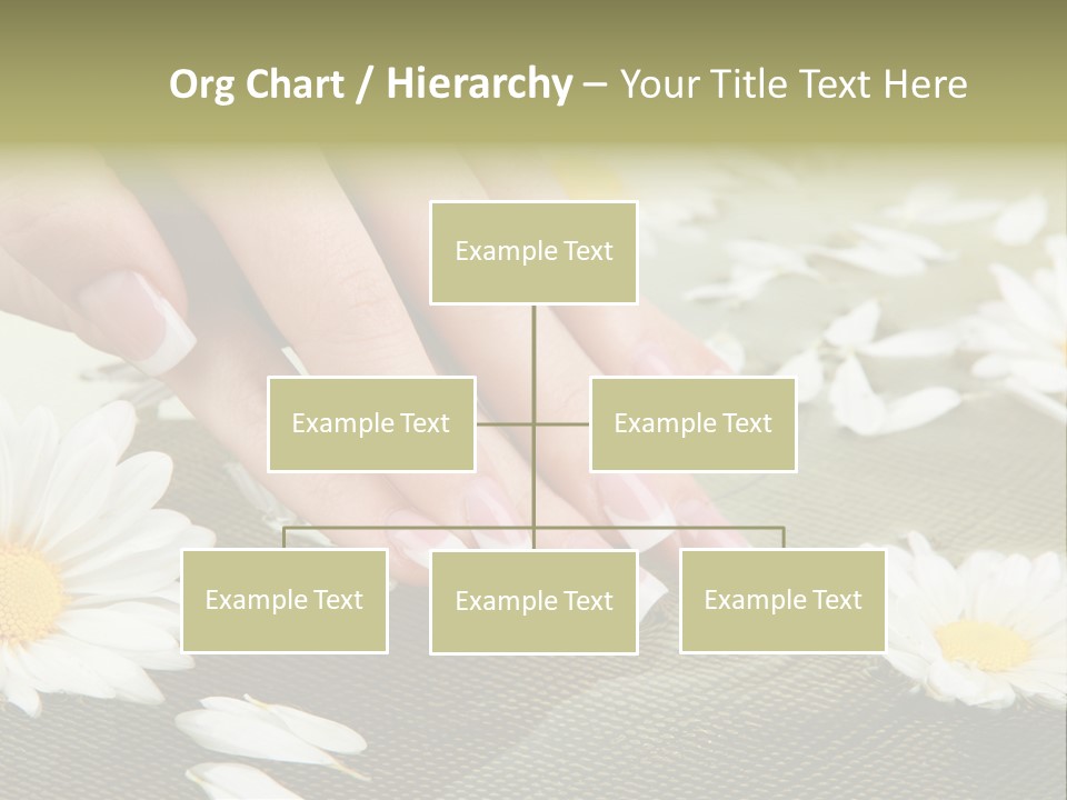 Girl Hand Bright PowerPoint Template