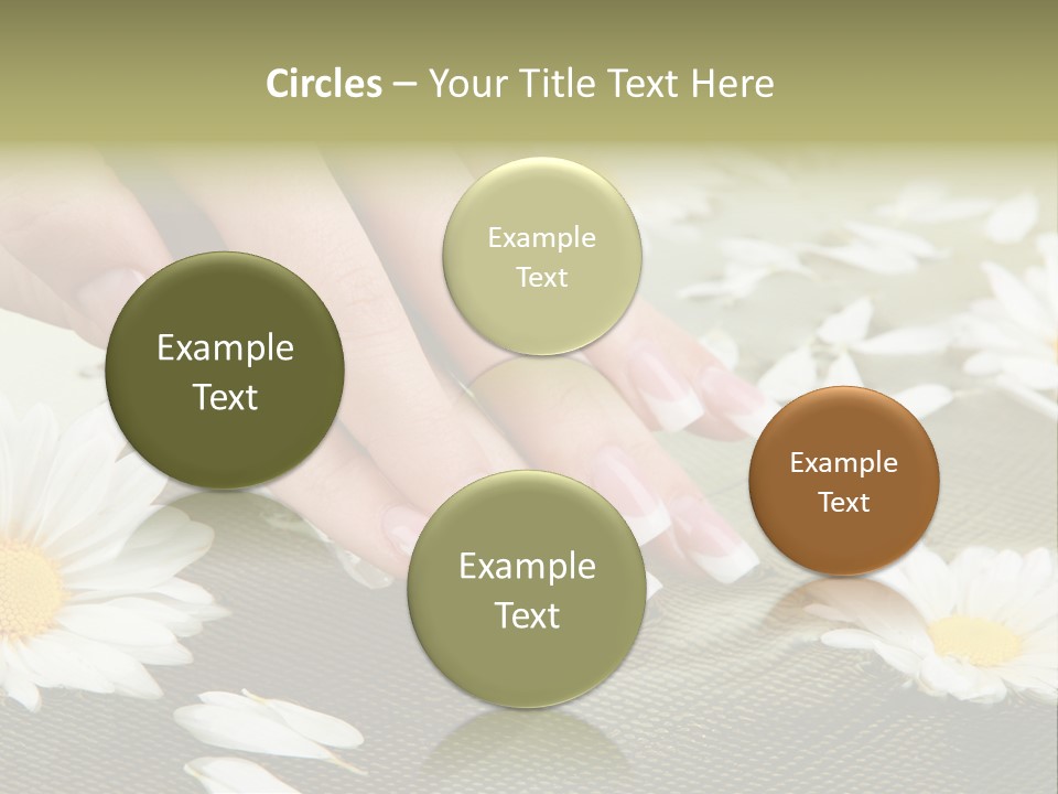 Girl Hand Bright PowerPoint Template