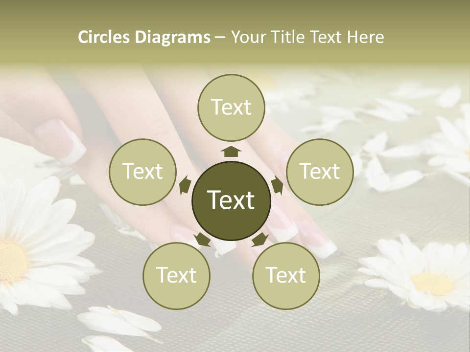 Girl Hand Bright PowerPoint Template