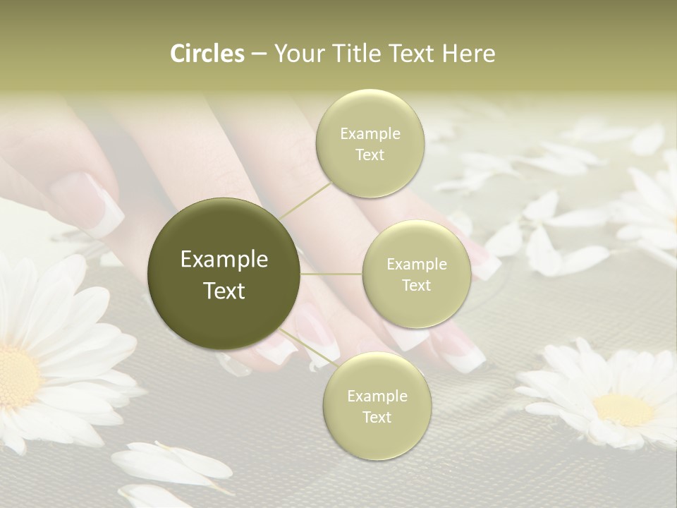 Girl Hand Bright PowerPoint Template