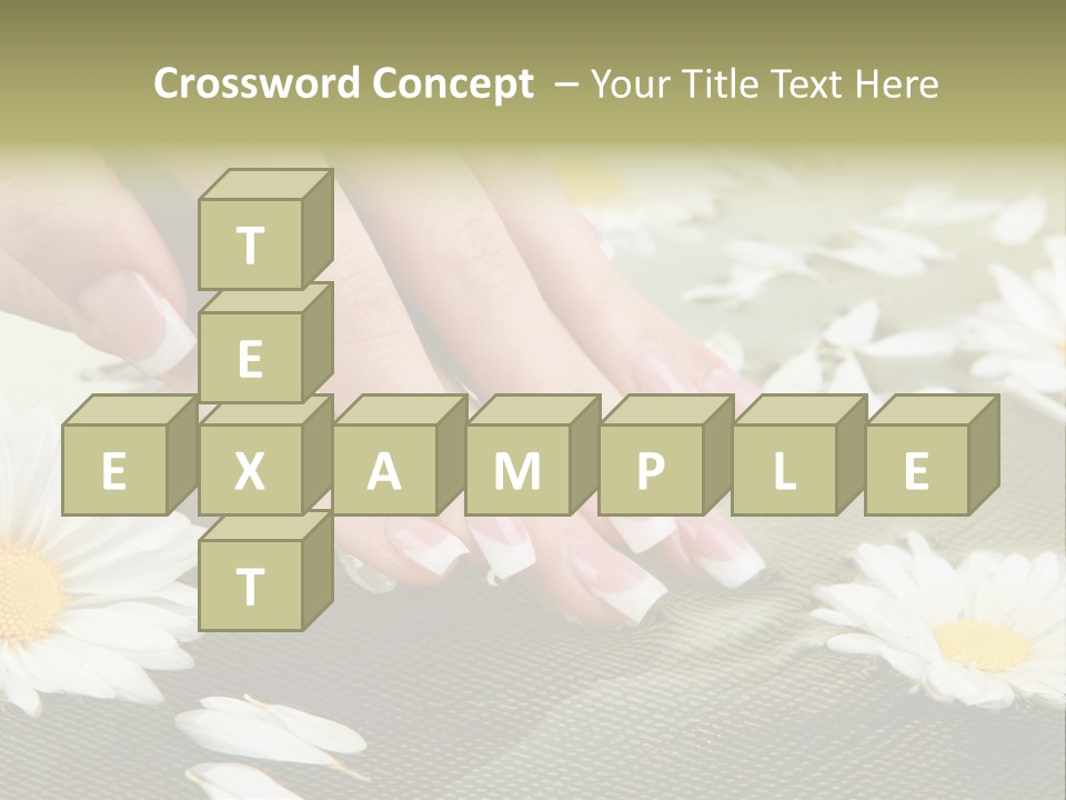 Girl Hand Bright PowerPoint Template