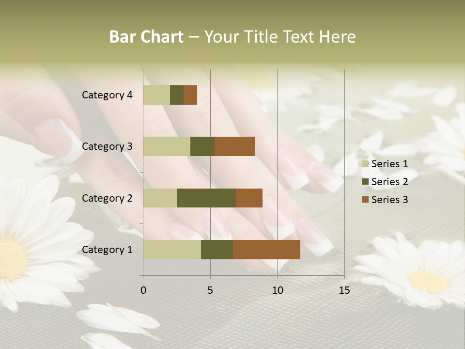 Girl Hand Bright PowerPoint Template