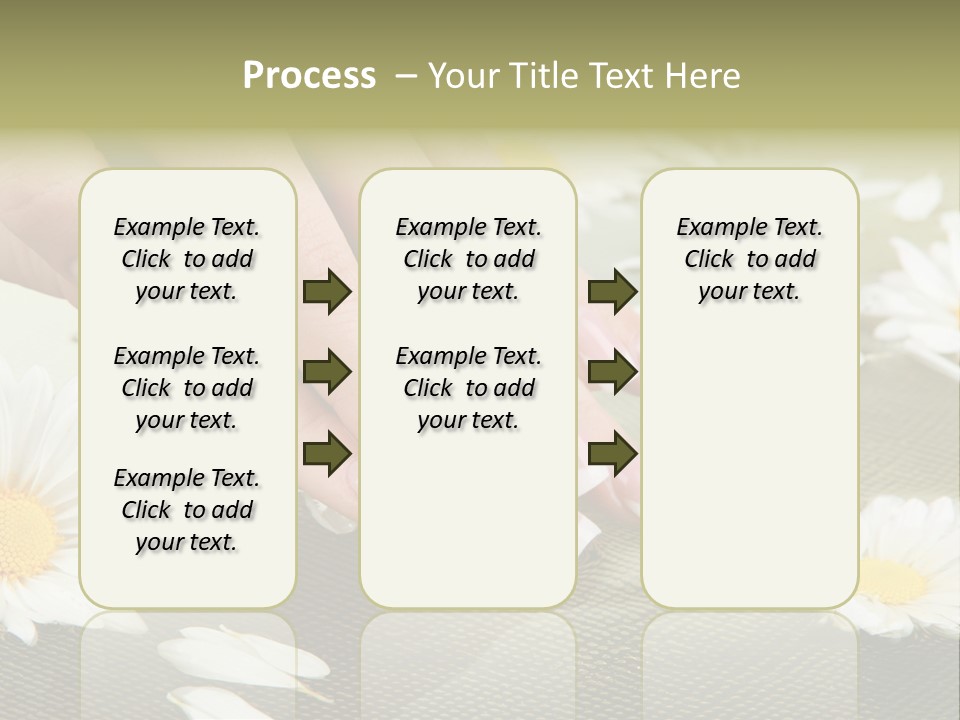 Girl Hand Bright PowerPoint Template