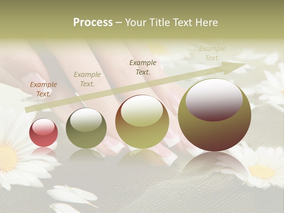 Girl Hand Bright PowerPoint Template