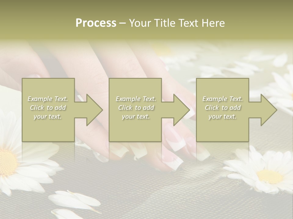 Girl Hand Bright PowerPoint Template