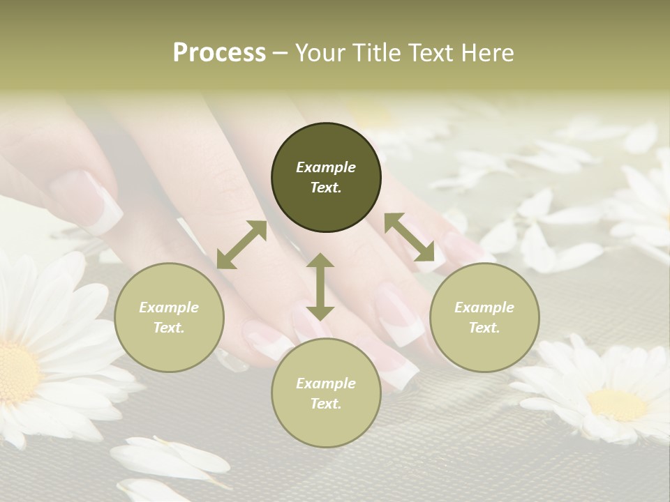 Girl Hand Bright PowerPoint Template