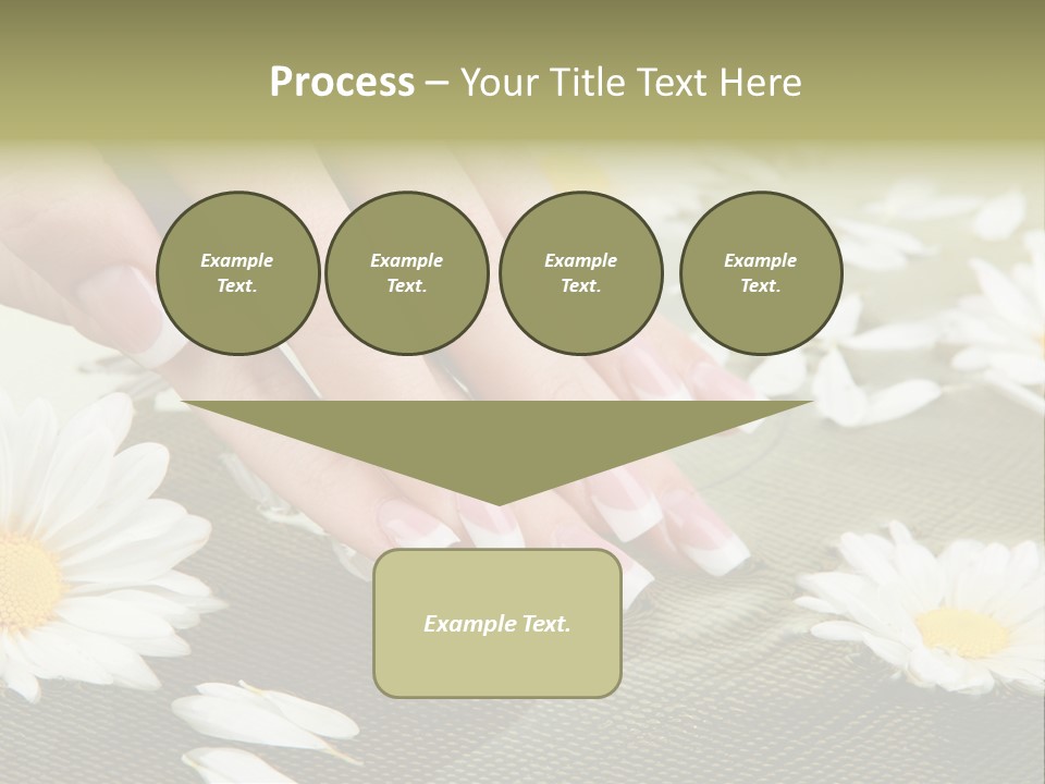 Girl Hand Bright PowerPoint Template