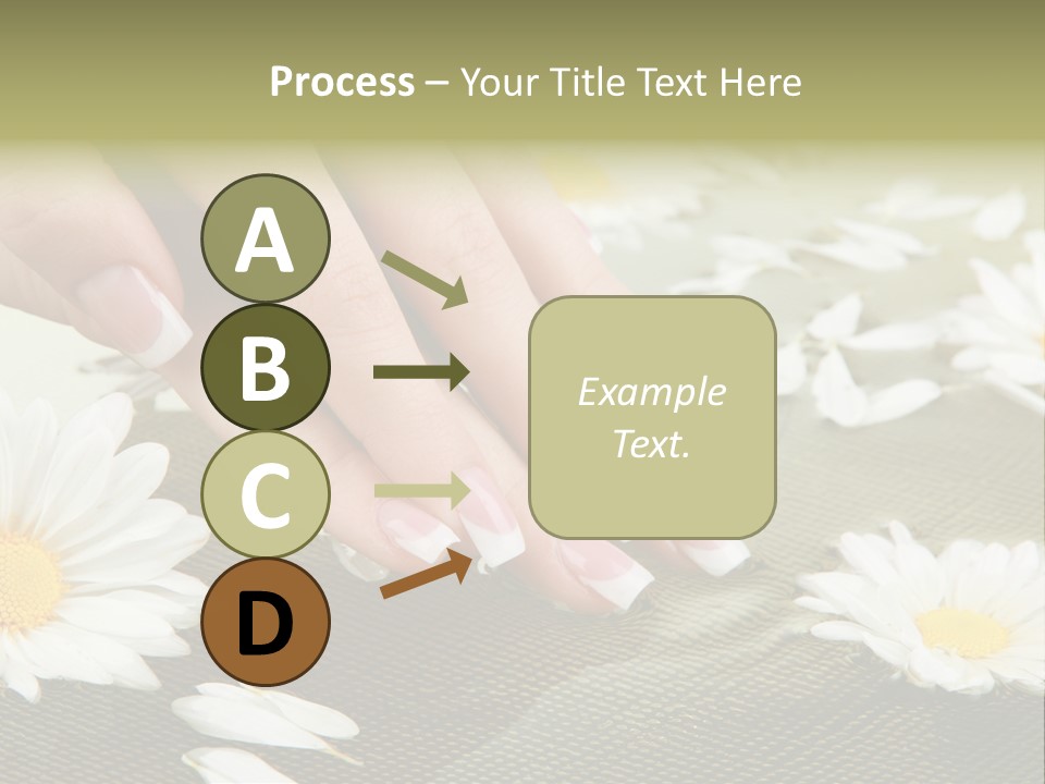 Girl Hand Bright PowerPoint Template