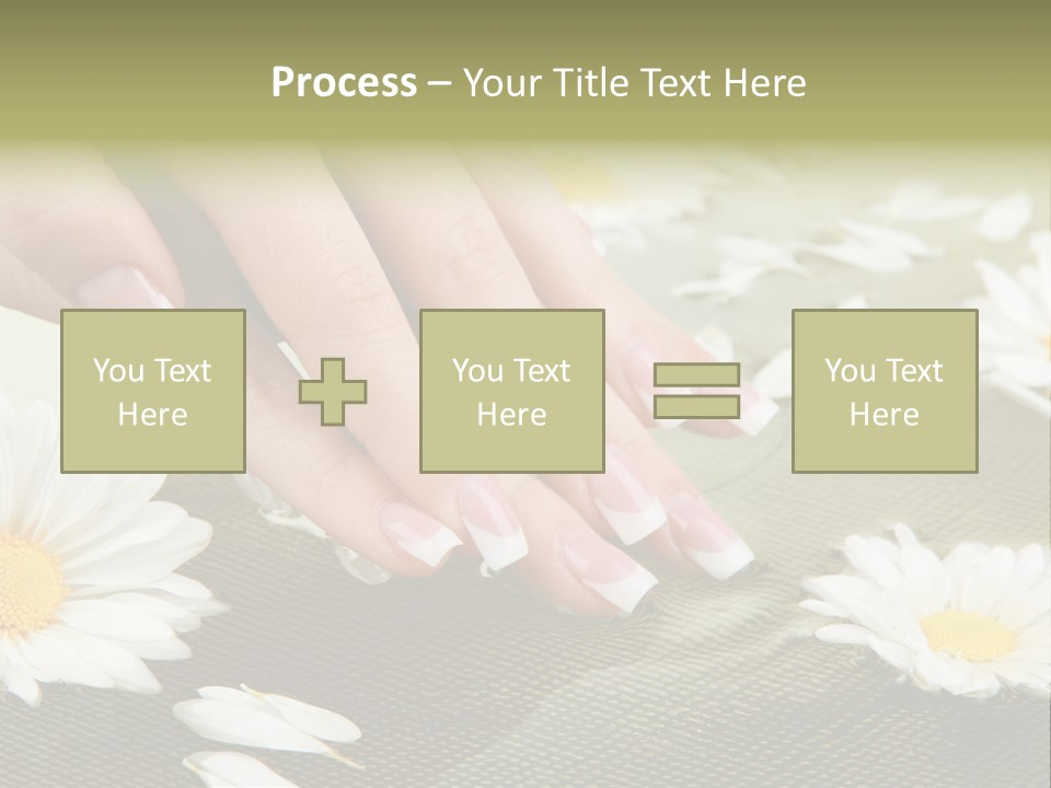 Girl Hand Bright PowerPoint Template