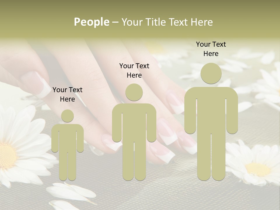 Girl Hand Bright PowerPoint Template