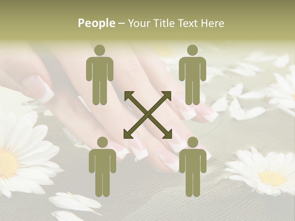 Girl Hand Bright PowerPoint Template