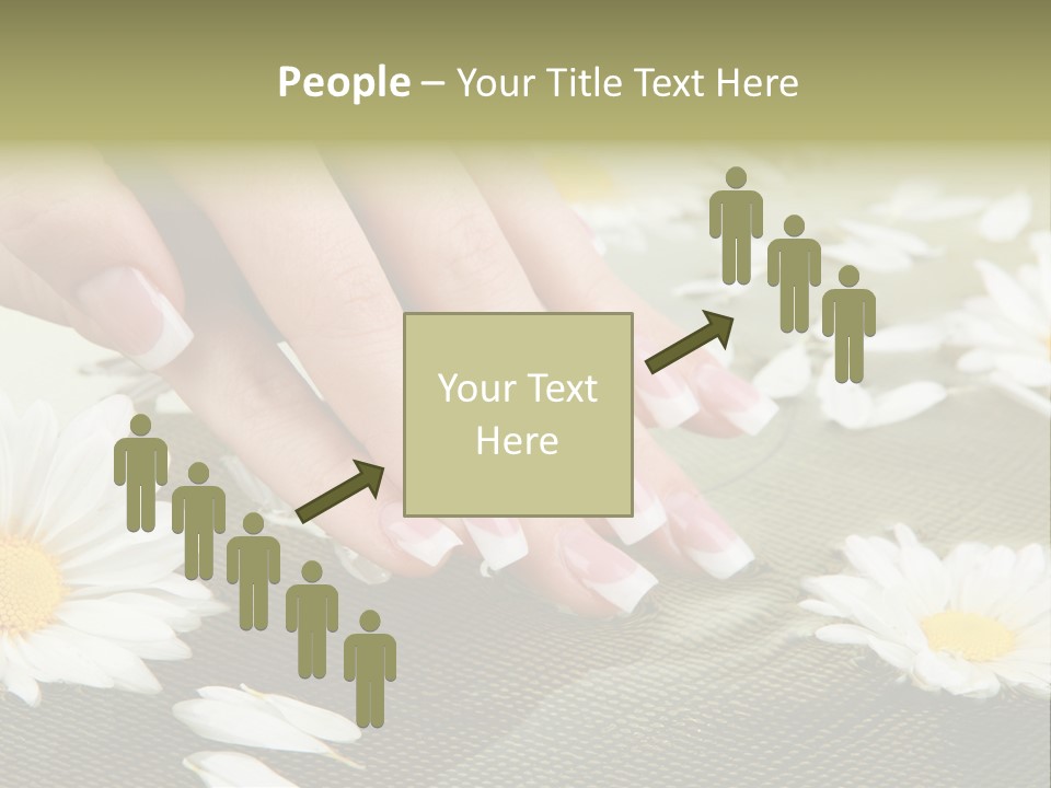 Girl Hand Bright PowerPoint Template