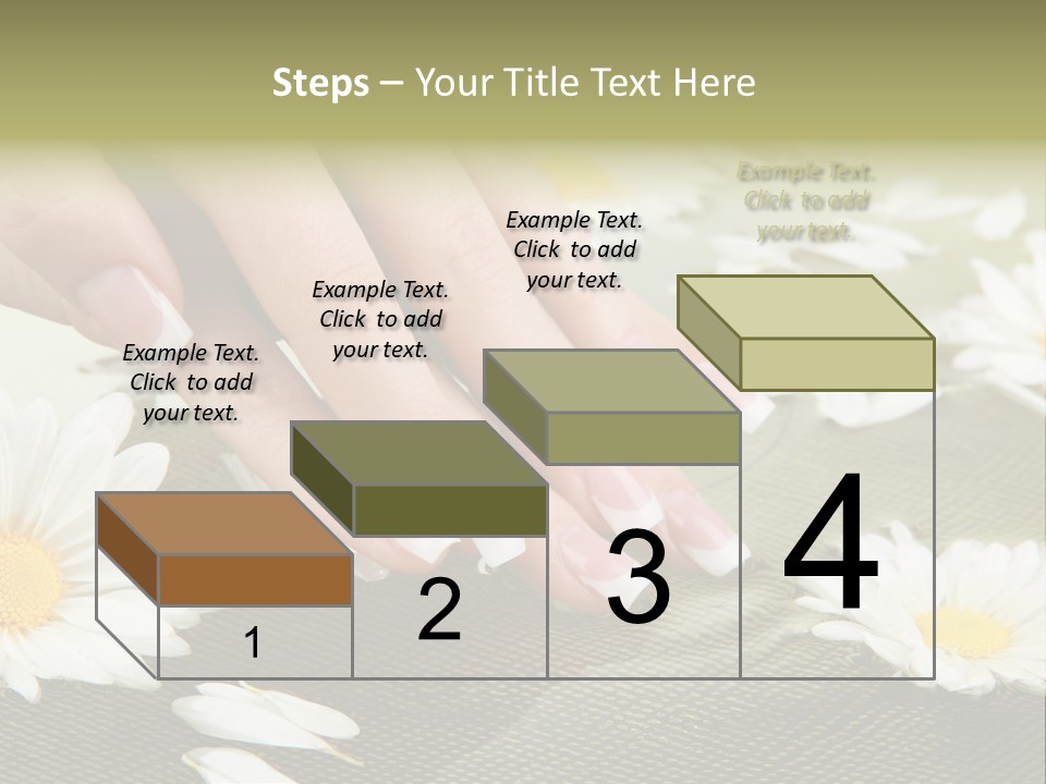 Girl Hand Bright PowerPoint Template