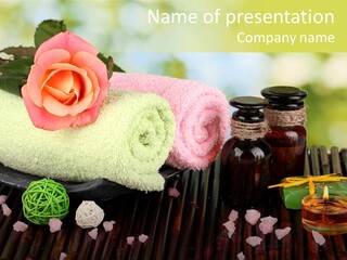 Closeup Treatment Care PowerPoint Template