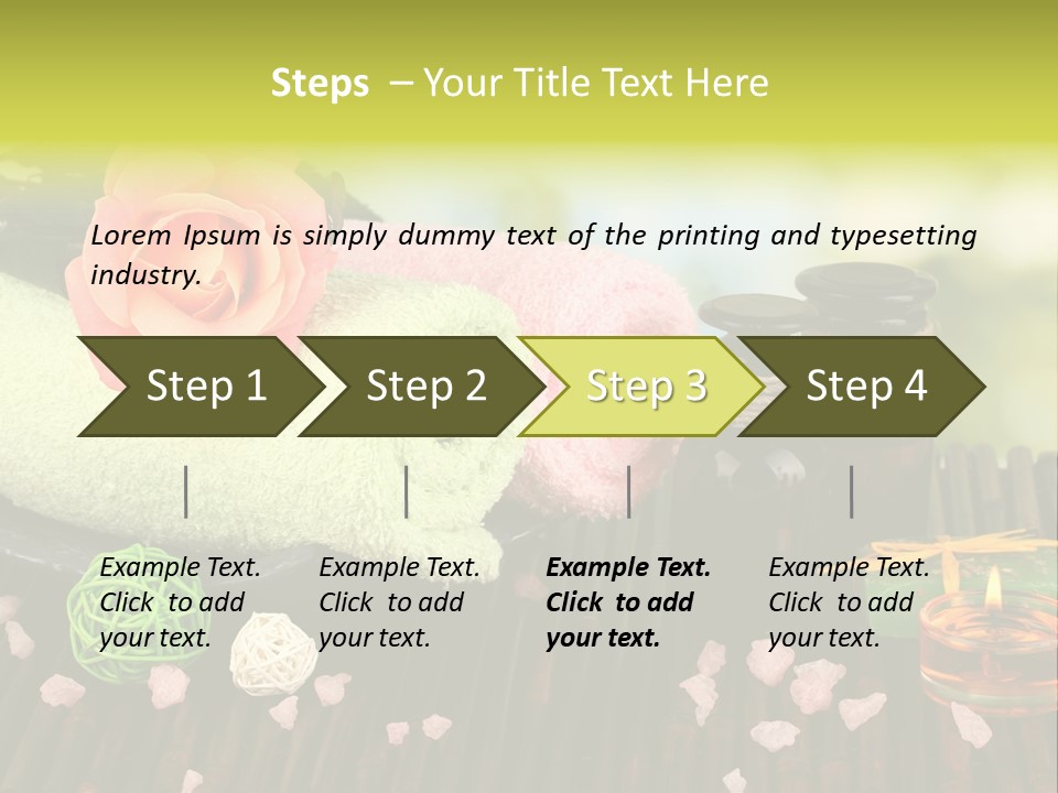 Closeup Treatment Care PowerPoint Template