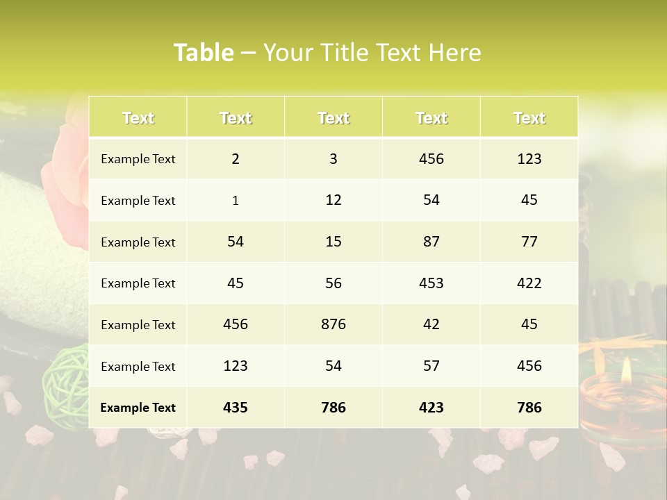 Closeup Treatment Care PowerPoint Template