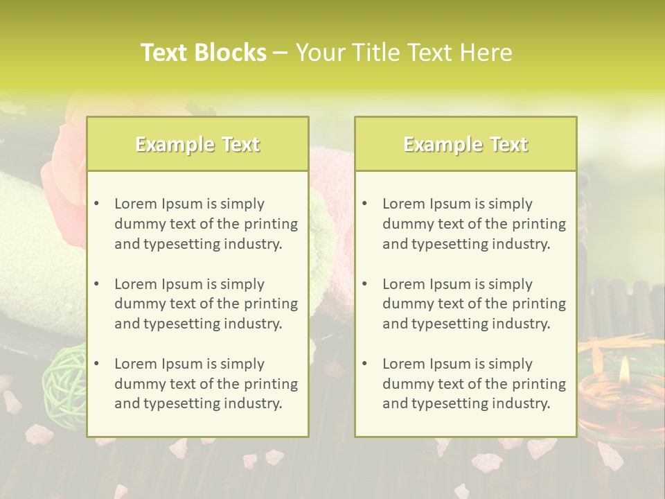 Closeup Treatment Care PowerPoint Template