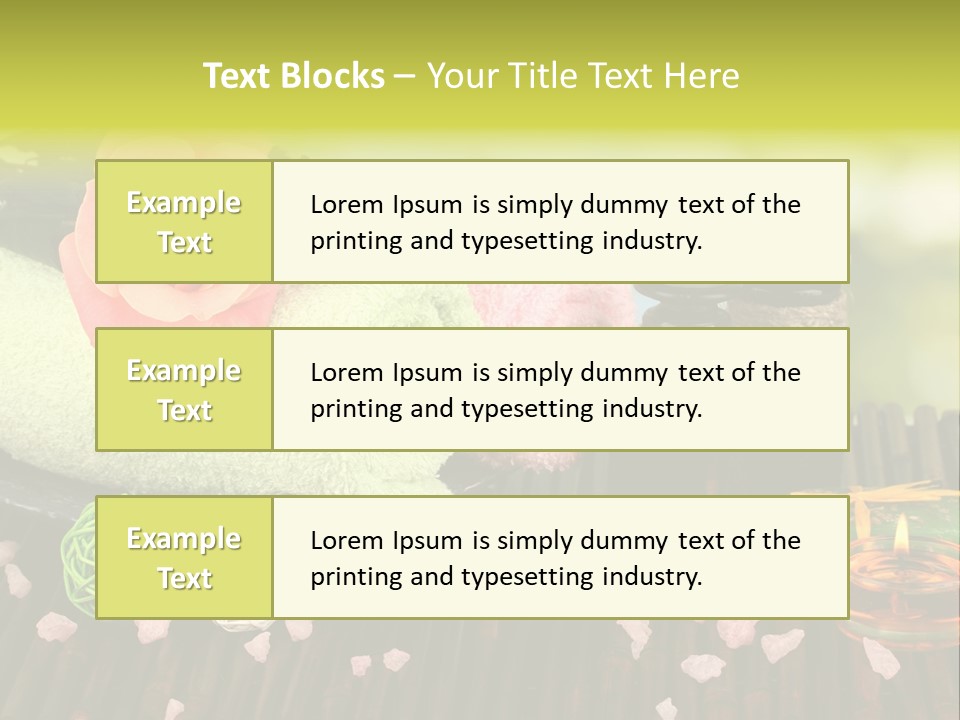 Closeup Treatment Care PowerPoint Template