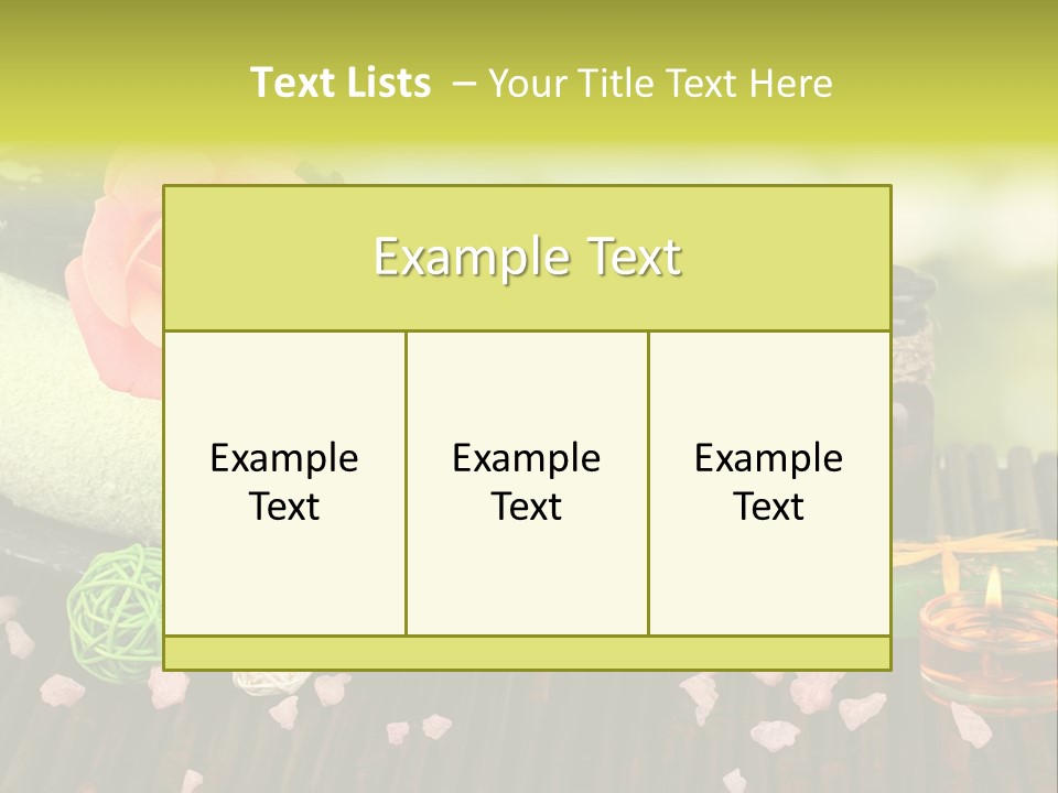 Closeup Treatment Care PowerPoint Template