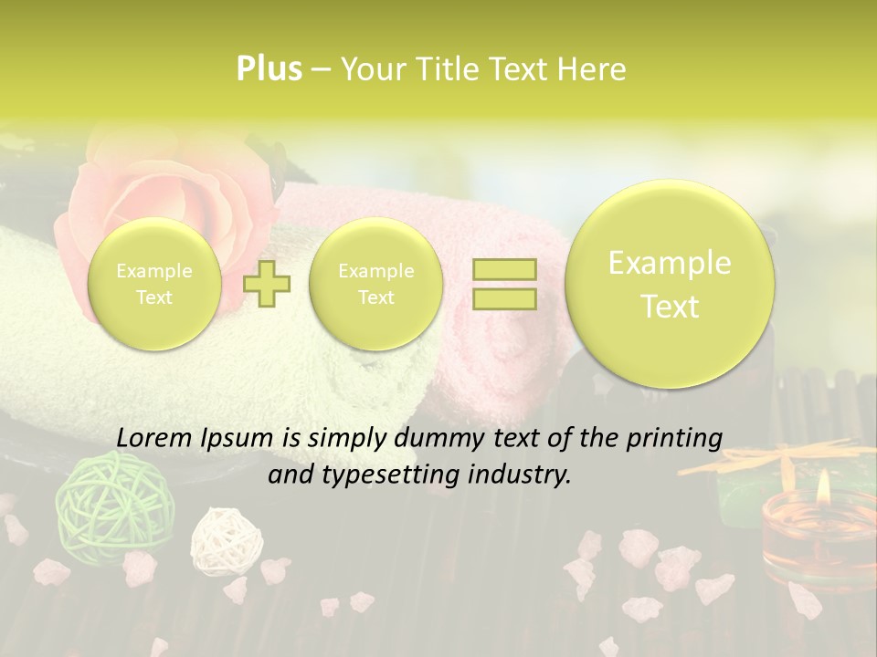 Closeup Treatment Care PowerPoint Template