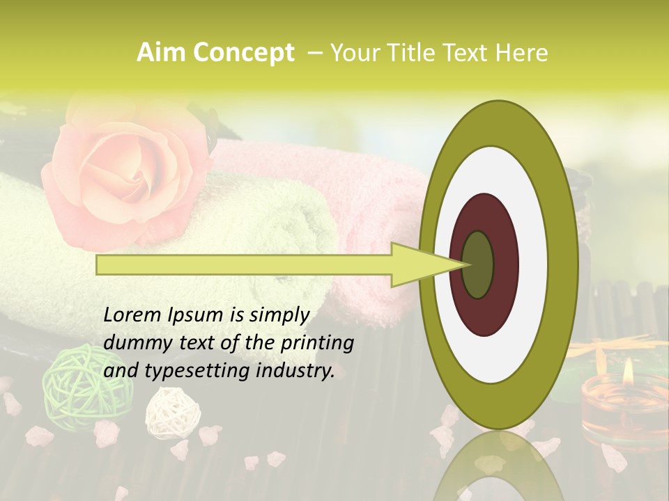 Closeup Treatment Care PowerPoint Template