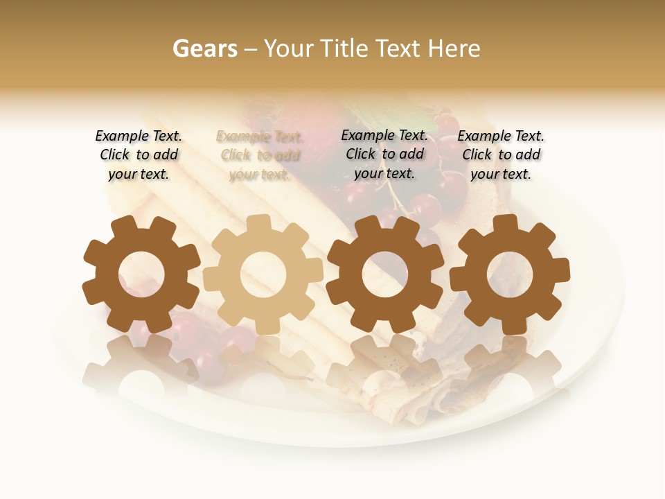 Berry Mint Delicious PowerPoint Template