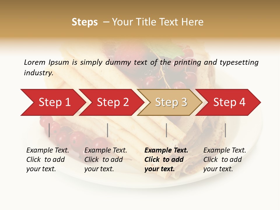 Berry Mint Delicious PowerPoint Template