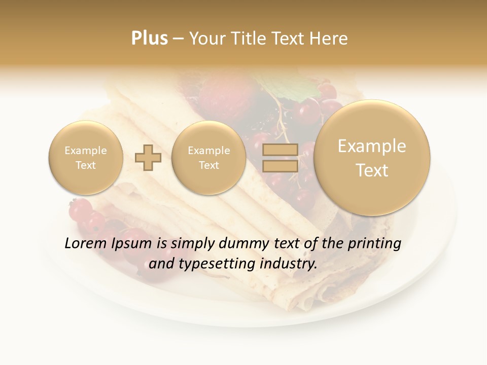 Berry Mint Delicious PowerPoint Template