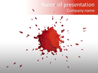 Watercolor Graphic Grunge PowerPoint Template