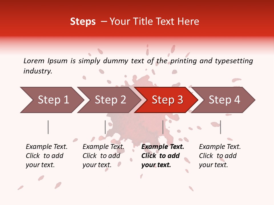 Watercolor Graphic Grunge PowerPoint Template
