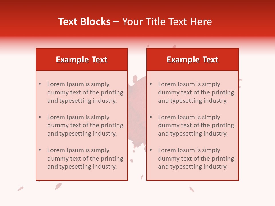 Watercolor Graphic Grunge PowerPoint Template