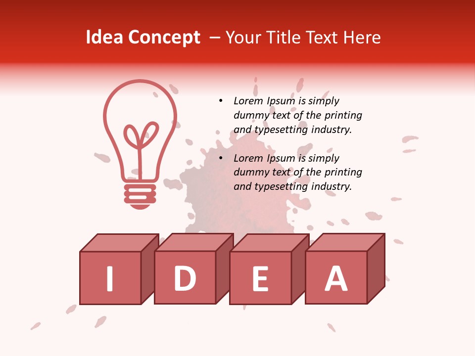 Watercolor Graphic Grunge PowerPoint Template