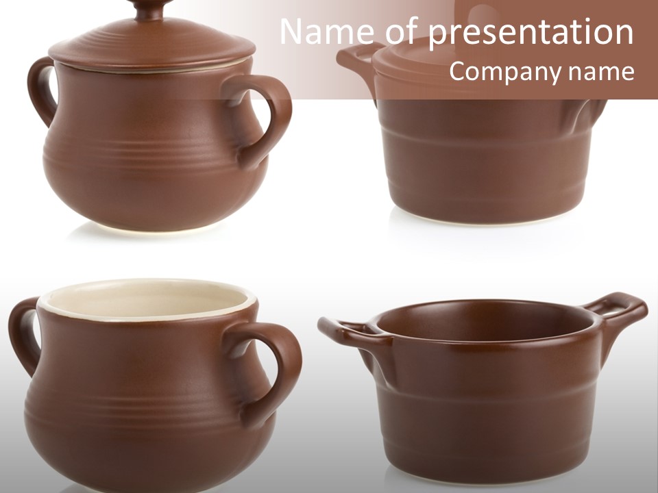 Dishware Traditional Foodstuff PowerPoint Template