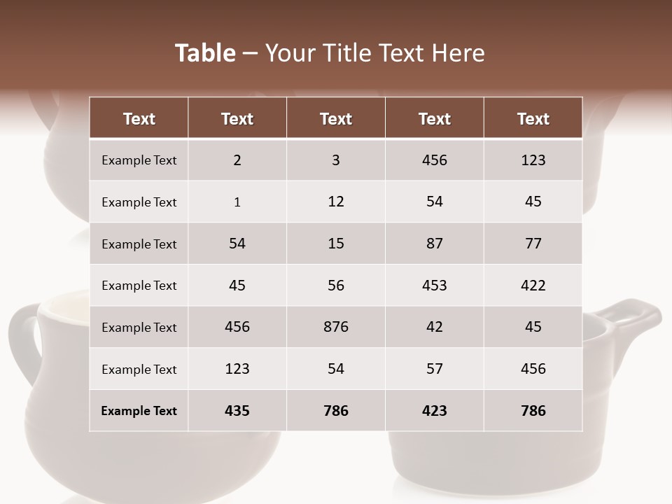 Dishware Traditional Foodstuff PowerPoint Template