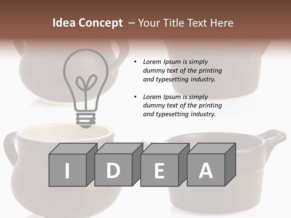 Dishware Traditional Foodstuff PowerPoint Template