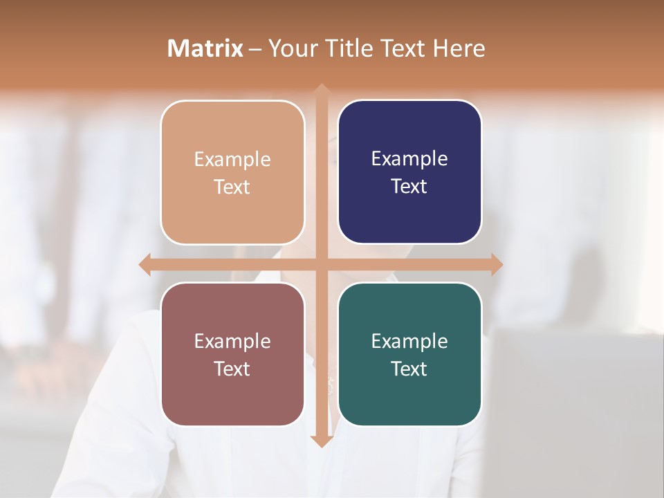 Looking Model Successful PowerPoint Template