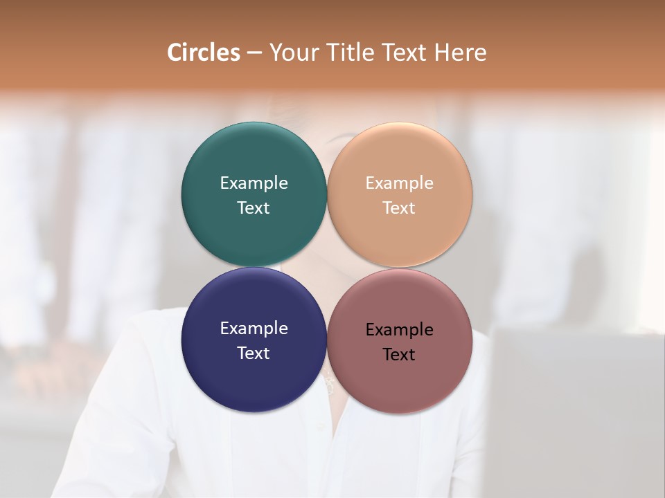Looking Model Successful PowerPoint Template