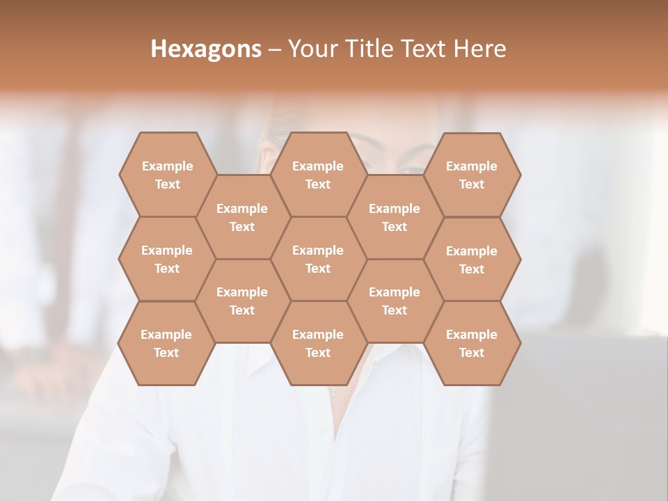Looking Model Successful PowerPoint Template