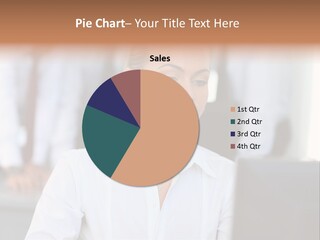 Looking Model Successful PowerPoint Template