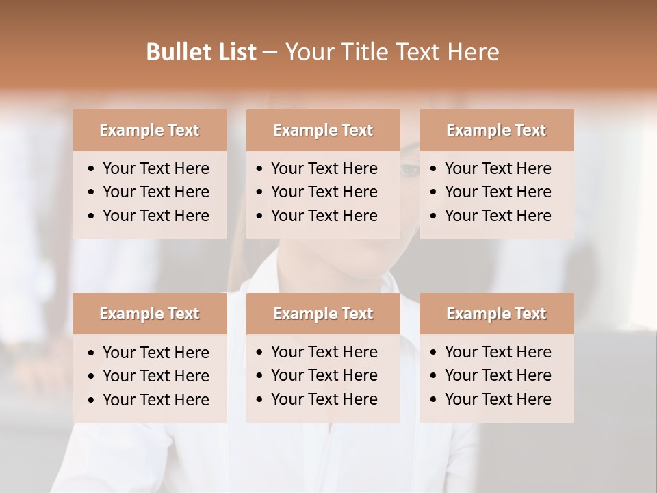 Looking Model Successful PowerPoint Template