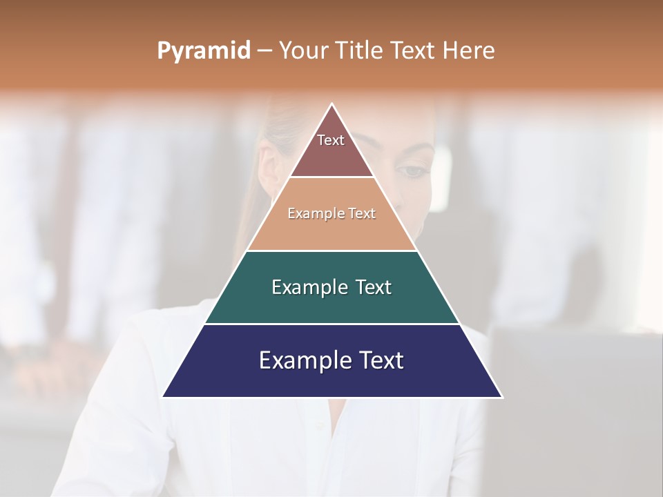 Looking Model Successful PowerPoint Template
