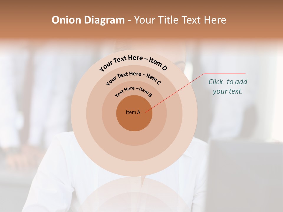 Looking Model Successful PowerPoint Template
