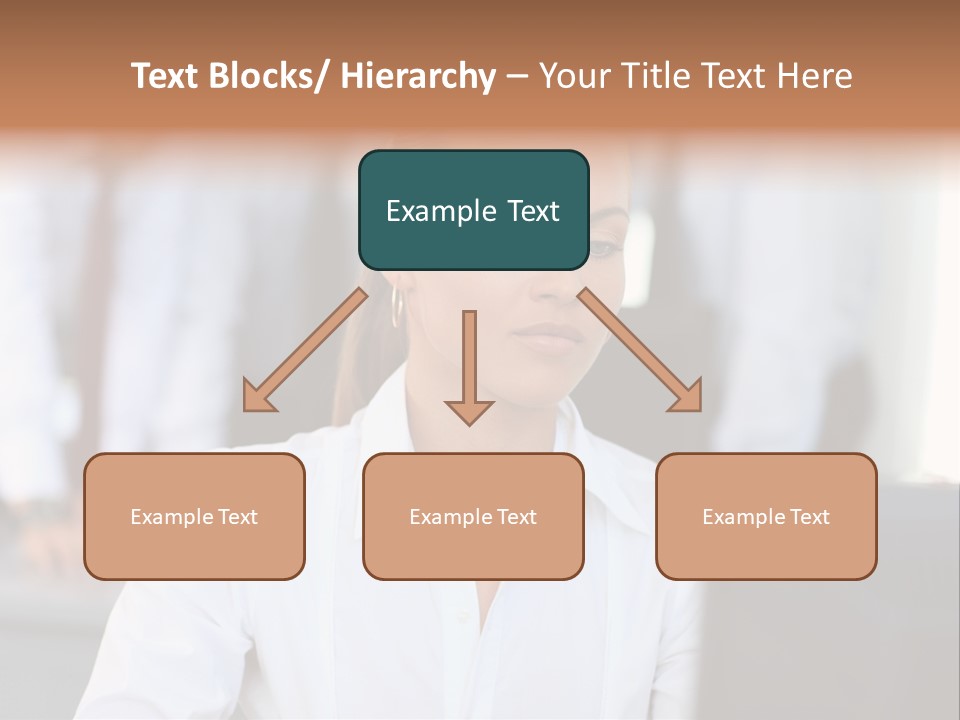 Looking Model Successful PowerPoint Template
