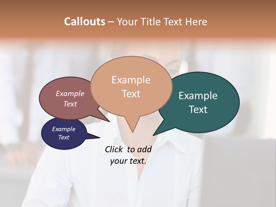 Looking Model Successful PowerPoint Template